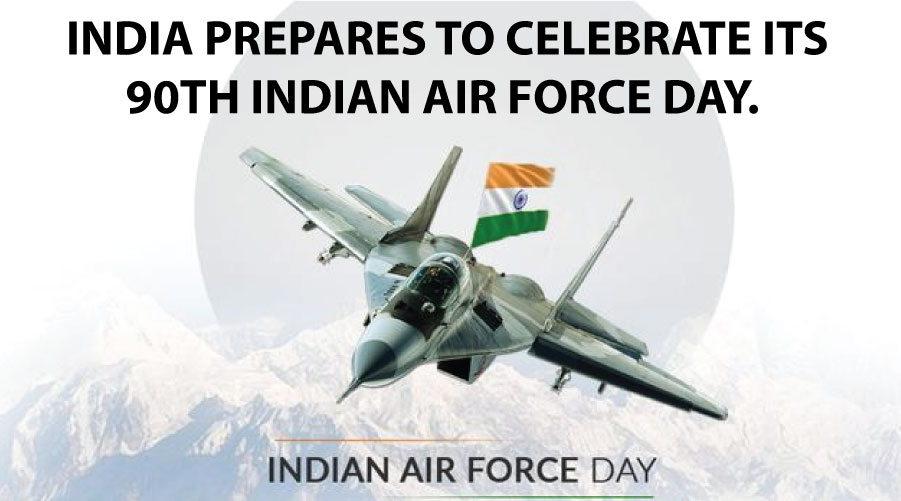 India Prepares To Celebrate Its 90th Indian Air Force Day on 8th October