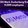 Meta CEO Mark Zuckerberg fires over 11,000 employees