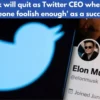 Elon Musk will quit as Twitter CEO when he finds 'someone foolish enough' as a successor