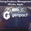 Genpact is hiring Freshers, Management Trainee & HR jobs, Apply