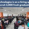 Vee Technologies is on a hiring spree to recruit 3,000 fresh graduates